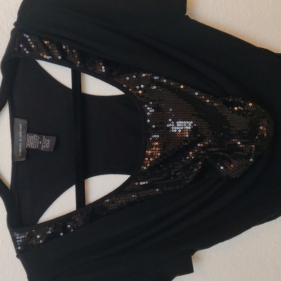 Cable & Gauge Tank top sweater sequins - Picture 4 of 7